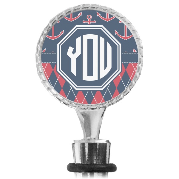 Anchors & Argyle Bottle Stopper Main View