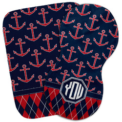Anchors & Argyle Burp Cloth (Personalized)