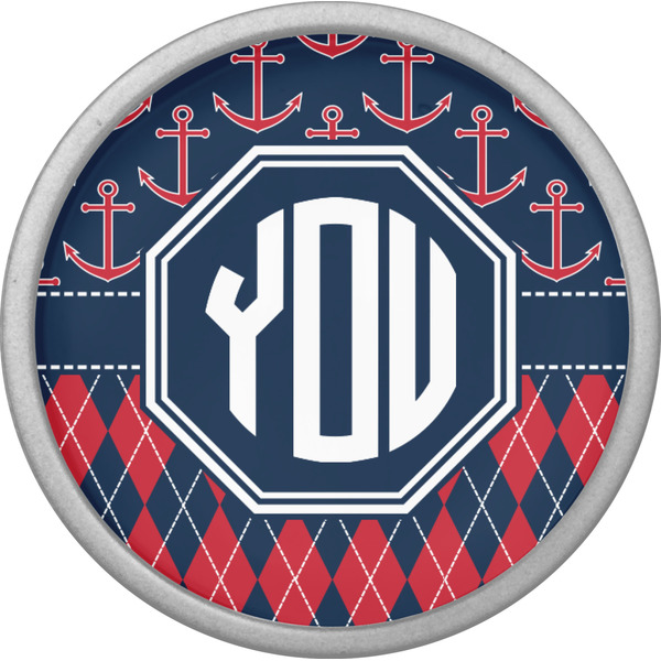 Anchors & Argyle Cabinet Knob - Nickel - Front