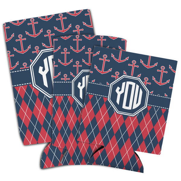 Anchors & Argyle Can Coolers - PARENT/MAIN