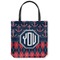 Anchors & Argyle Canvas Tote Bag - Medium - 16"x16" (Personalized)