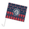 Anchors & Argyle Car Flag - Large (Personalized)