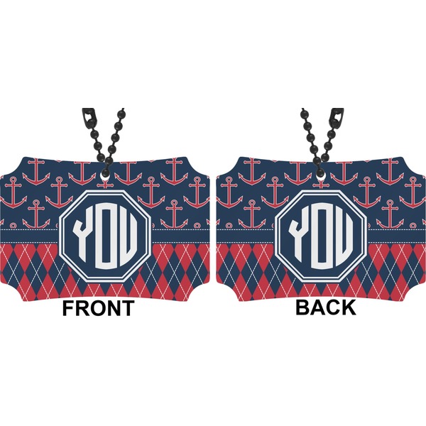 Anchors & Argyle Car Ornament - Berlin (Approval)