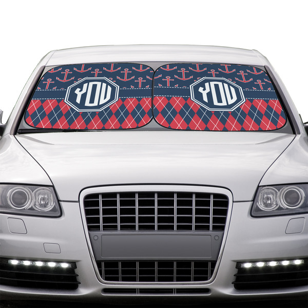 Anchors & Argyle Car Sun Shades - IN CONTEXT