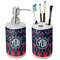Anchors & Argyle Ceramic Bathroom Accessories Set (Personalized)