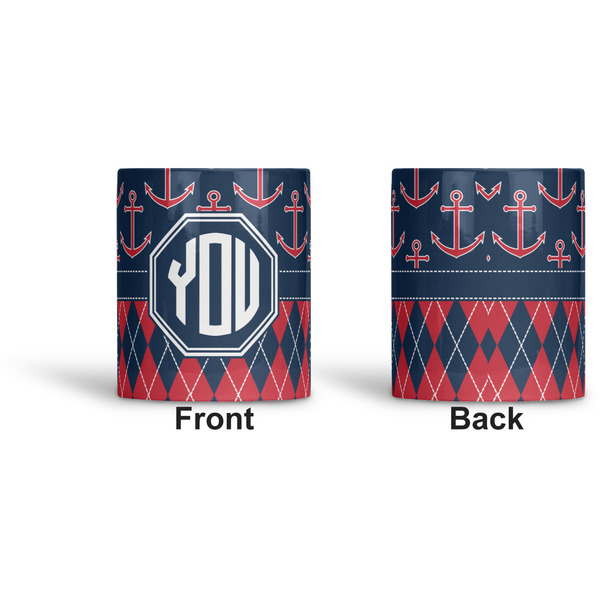 Anchors & Argyle Ceramic Pen Holder - Apvl