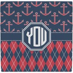 Anchors & Argyle Ceramic Tile Hot Pad (Personalized)