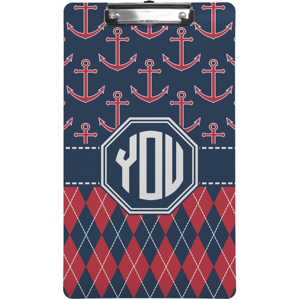 Anchors & Argyle Clipboard (Legal)