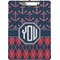 Anchors & Argyle Clipboard (Personalized)