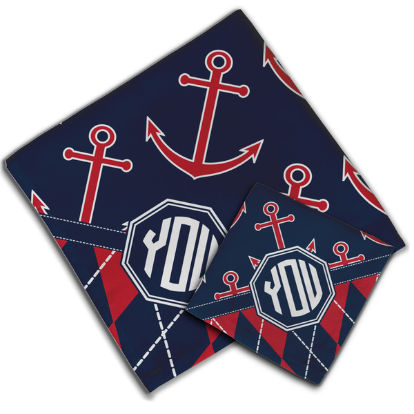 Anchors & Argyle Cloth Napkins - Personalized Lunch & Dinner (PARENT MAIN)