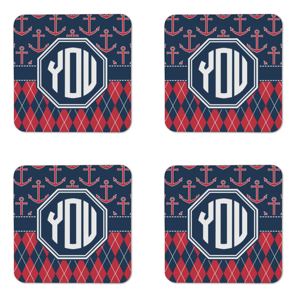 Anchors & Argyle Coaster Set - APPROVAL