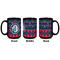 Anchors & Argyle Coffee Mug - 15 oz - Black APPROVAL