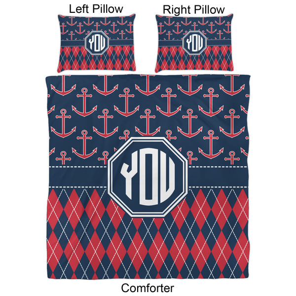 Anchors & Argyle Comforter Set - Queen - Approval