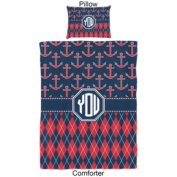 Anchors & Argyle Comforter Set - Twin - Approval