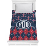 Anchors & Argyle Comforter - Twin XL (Personalized)