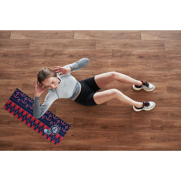 Anchors & Argyle Cooling Towel- Lifestyle