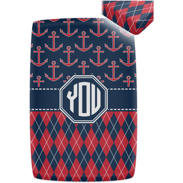 Anchors & Argyle Crib Fitted Sheet - Apvl