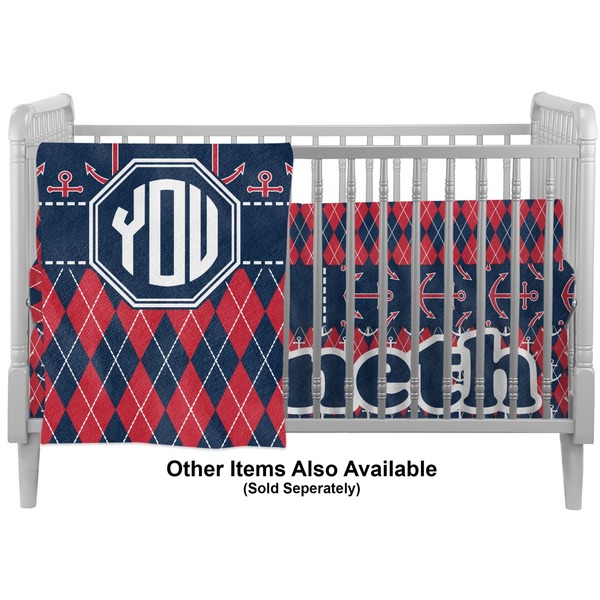Anchors & Argyle Crib - Profile Sold Seperately