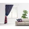 Anchors & Argyle Curtain With Window and Rod - in Room Matching Pillow