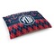 Anchors & Argyle Dog Bed - Medium w/ Monogram