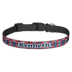 Anchors & Argyle Dog Collar (Personalized)