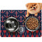 Anchors & Argyle Dog Food Mat - Small LIFESTYLE