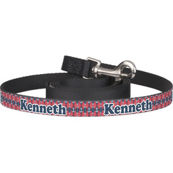 Anchors & Argyle Dog Leash (Personalized)