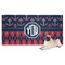 Anchors & Argyle Dog Towel (Personalized)