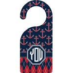 Anchors & Argyle Door Hanger (Personalized)