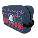 Anchors & Argyle Toiletry Bag / Dopp Kit (Personalized)