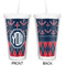 Anchors & Argyle Double Wall Tumbler with Straw - Approval