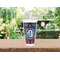 Anchors & Argyle Double Wall Tumbler with Straw Lifestyle