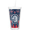 Anchors & Argyle Double Wall Tumbler with Straw (Personalized)