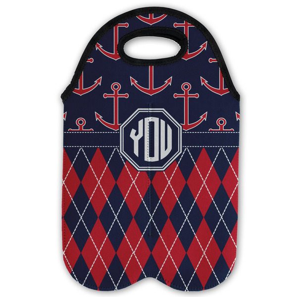 Anchors & Argyle Double Wine Tote - Flat (new)