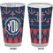 Anchors & Argyle Pint Glass - Full Color - Front & Back Views