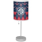 Anchors & Argyle Lamp with Drum Shade (Personalized)