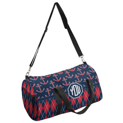 Anchors & Argyle Duffel Bag - Small (Personalized)