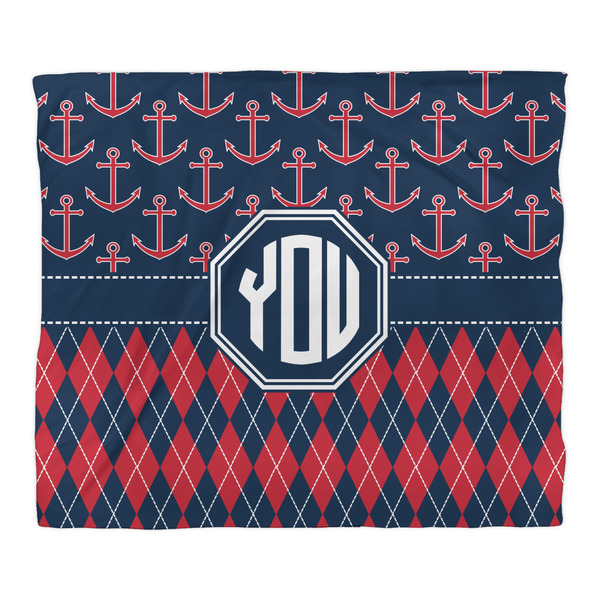 Anchors & Argyle Duvet Cover - King - Front