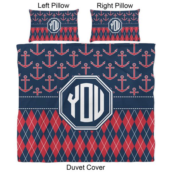 Anchors & Argyle Duvet Cover Set - King - Approval