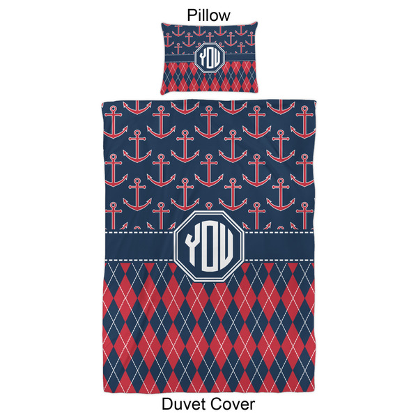 Anchors & Argyle Duvet Cover Set - Twin XL - Approval