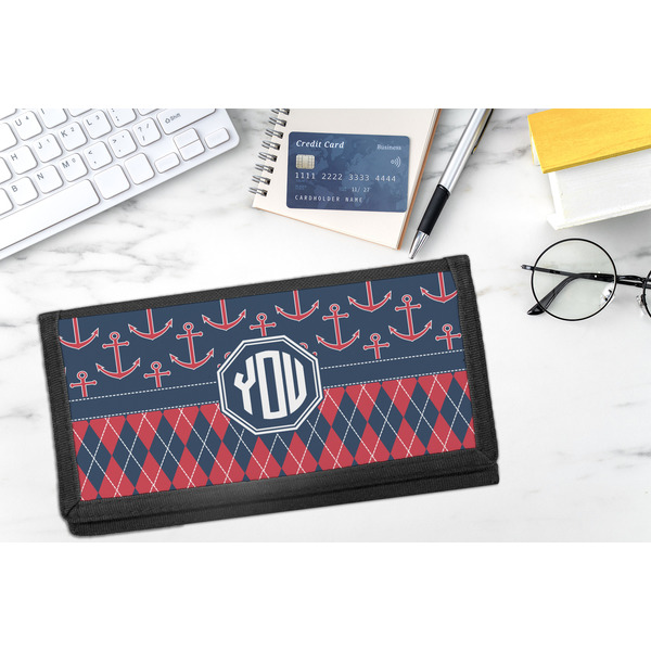 Anchors & Argyle DyeTrans Checkbook Cover - LIFESTYLE