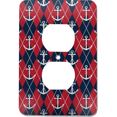 Anchors & Argyle Electric Outlet Plate (Personalized)