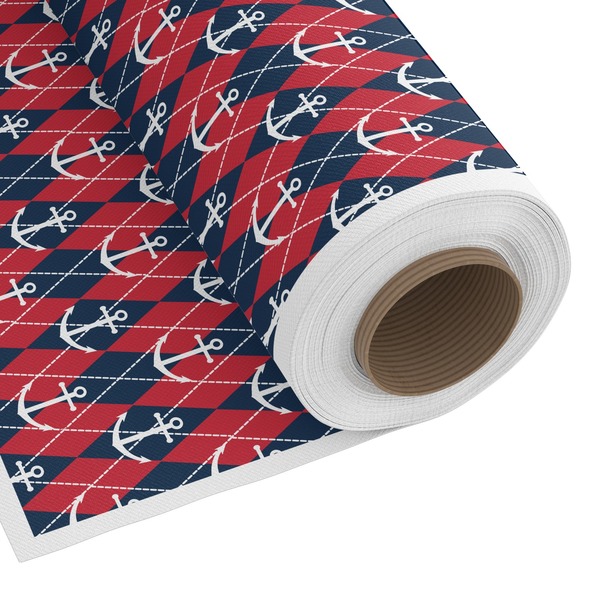 Custom Anchors & Argyle Fabric by the Yard