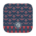 Anchors & Argyle Face Towel (Personalized)