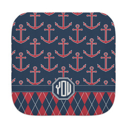 Anchors & Argyle Face Towel (Personalized)