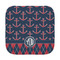 Anchors & Argyle Face Cloth-Rounded Corners