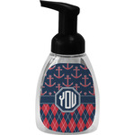 Anchors & Argyle Foam Soap Bottle - Black (Personalized)
