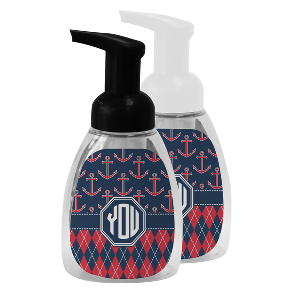 Anchors & Argyle Foam Soap Bottles - Main