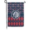 Anchors & Argyle Small Garden Flag - Double Sided w/ Monograms