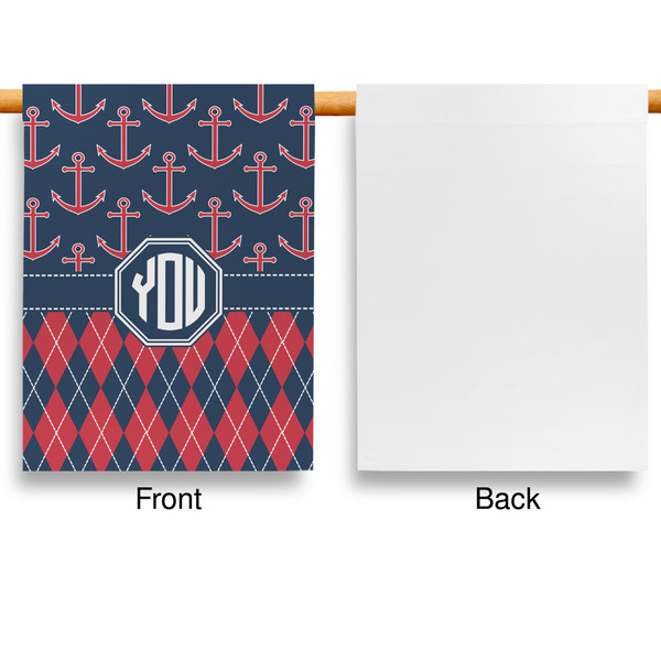 Anchors & Argyle Garden Flags - Large - Single Sided - APPROVAL